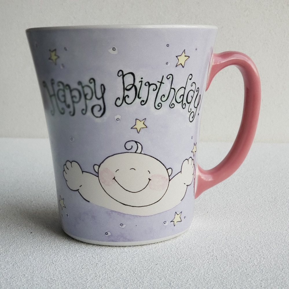 Pfaltzgraff Designer Collection Mug Happy Birthday Coffee Mug